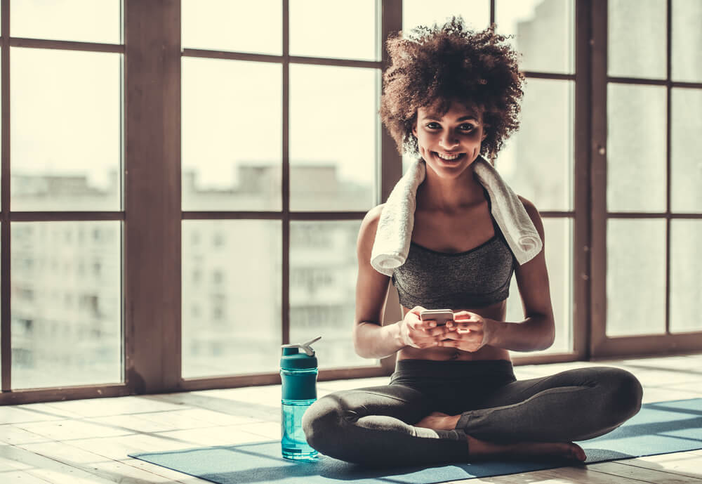 Woman exercising