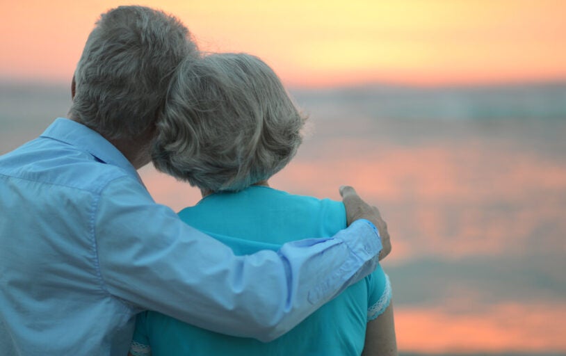 couple on beach