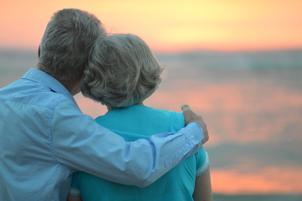 couple on beach